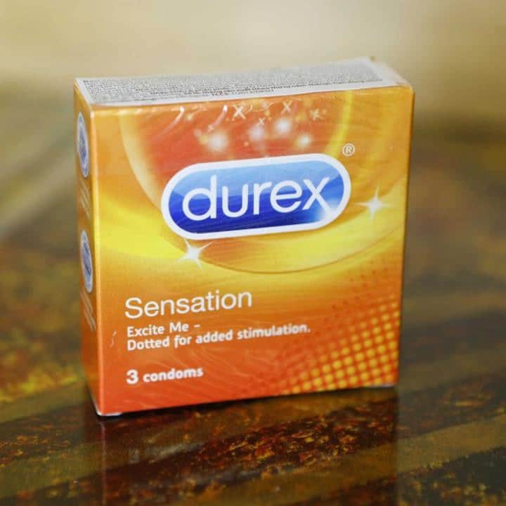 Bao cao su gai bọt nước Durex Sensation kích thích phê