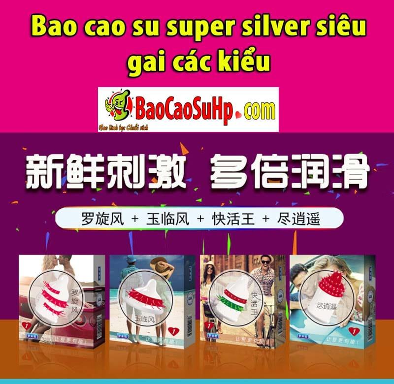  Shop bán Bao cao su super silver siêu gai các kiểu có tốt không?