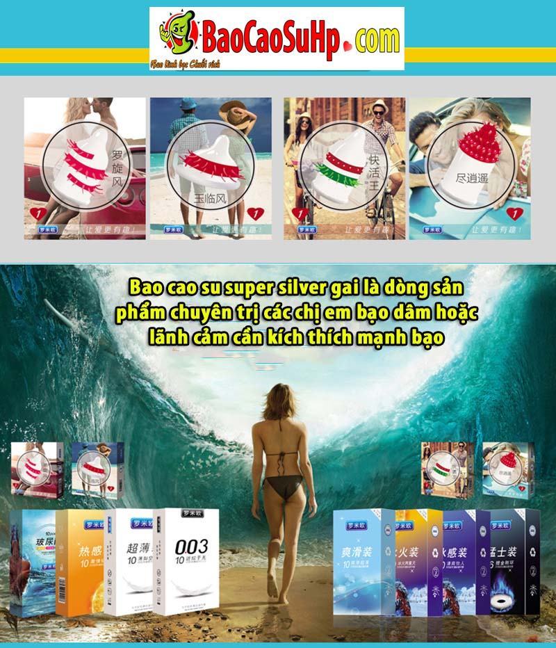  Shop bán Bao cao su super silver siêu gai các kiểu có tốt không?