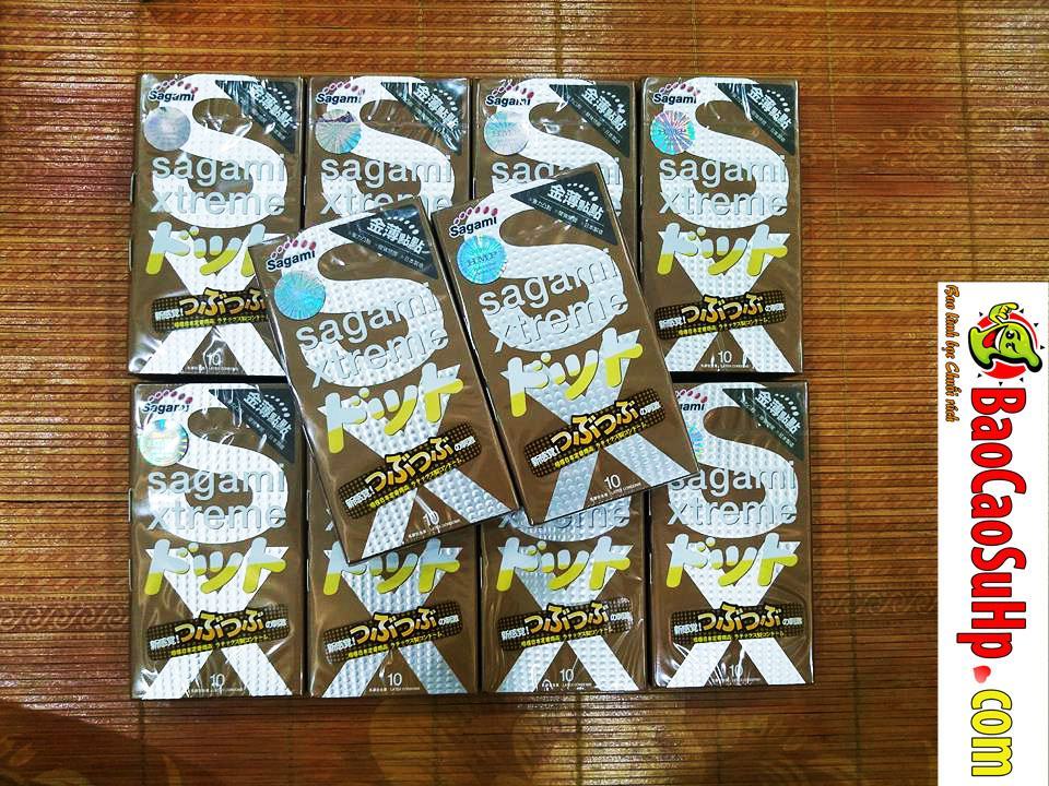 Bao cao su gai gân Sagami Xtreme Feel Up tăng khoái cảm
