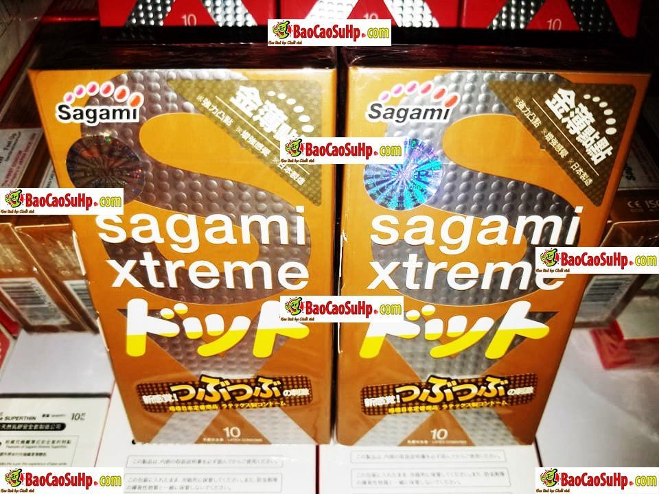Bao cao su gai gân Sagami Xtreme Feel Up tăng khoái cảm