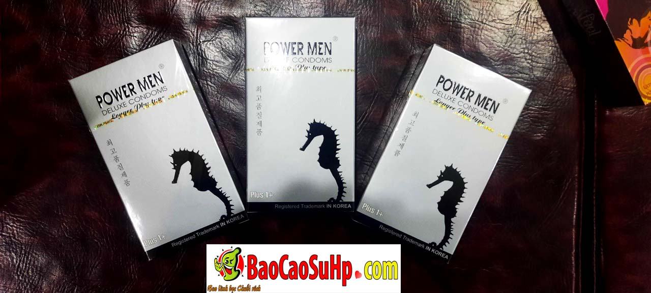 Bao cao su PowerMen Longer Plus kéo dài quan hệ tình dục