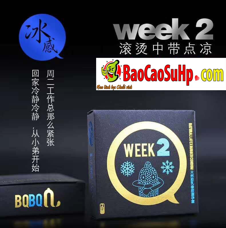 Bộ 8 bao cao su Weeken gân gai siêu mỏng nóng lạnh kích thích