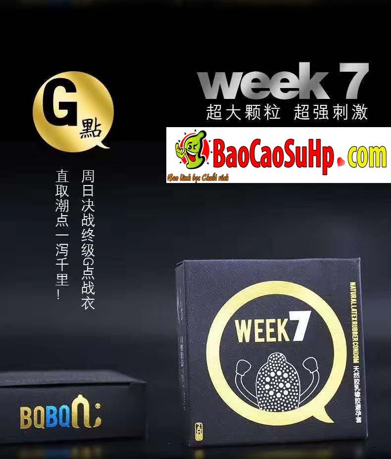 Bộ 8 bao cao su Weeken gân gai siêu mỏng nóng lạnh kích thích