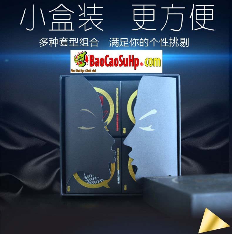 Bộ 8 bao cao su Weeken gân gai siêu mỏng nóng lạnh kích thích