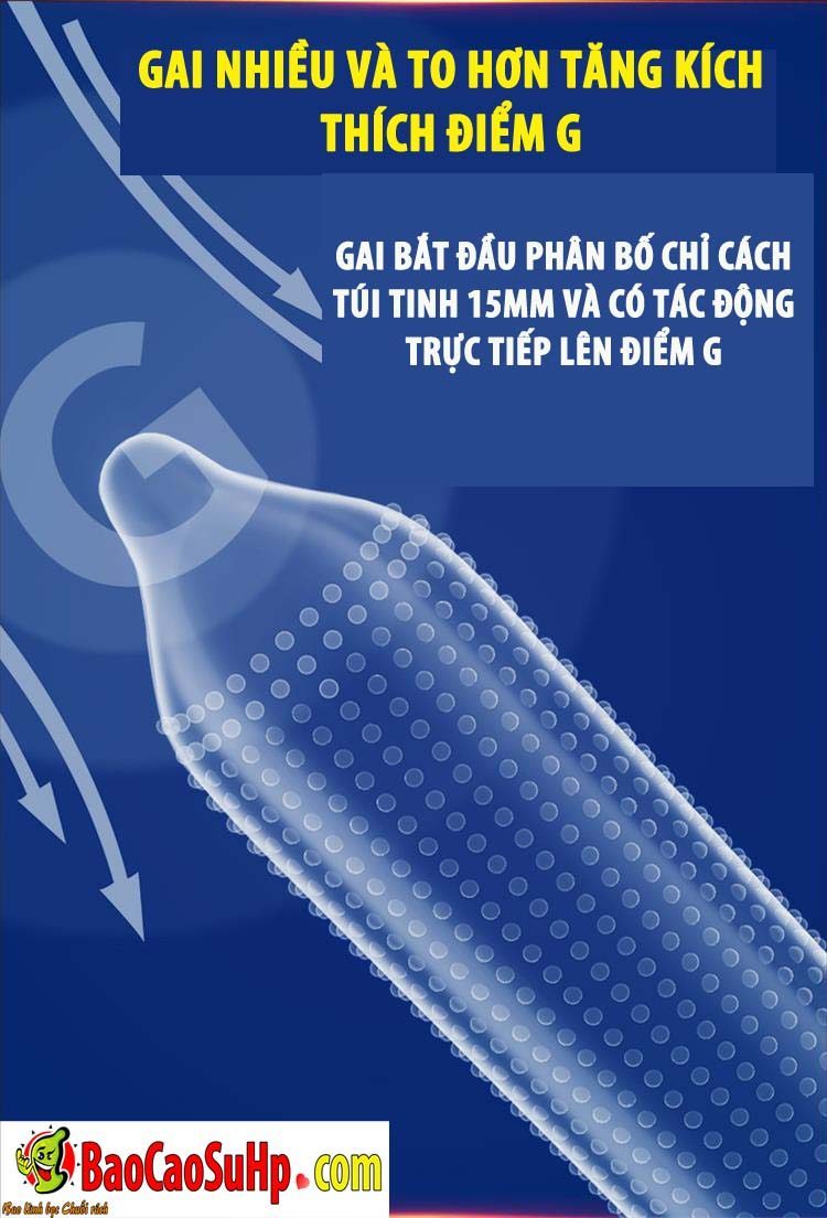 Bao cao su Bili G Point siêu mỏng thơm nhẹ cảm giác cực đỉnh Bao cao su Bili G Point siêu mỏng thơm nhẹ cảm giác cực đỉnh