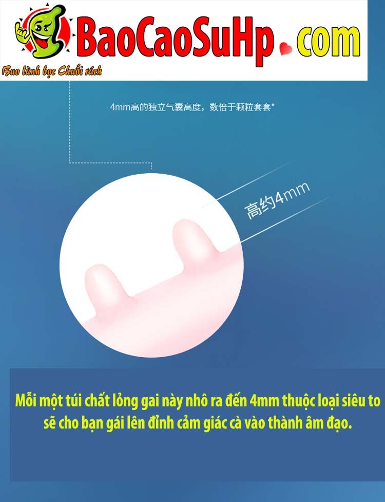 Bao cao su Mizzzee Bigmom đệm khí gai nổi to kích thích mua ngay Bao cao su Mizzzee Bigmom đệm khí gai nổi to kích thích mua ngay