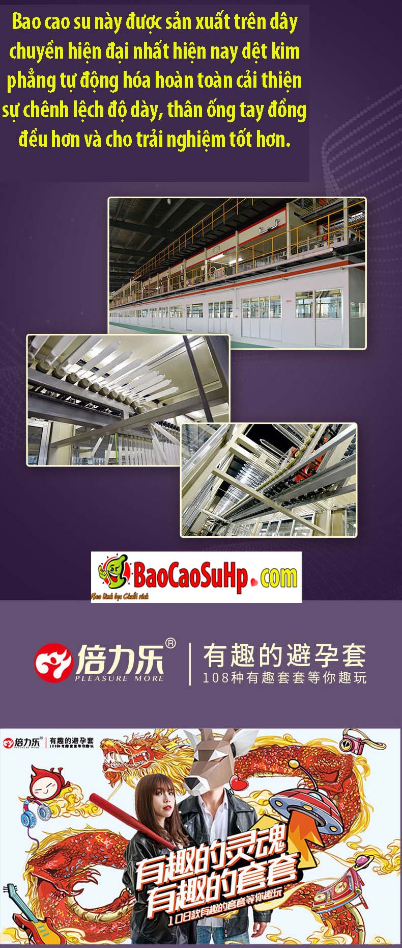 Bao cao su gai Blue Dragon 520 hạt nổi to bền bỉ kích thích điểm G