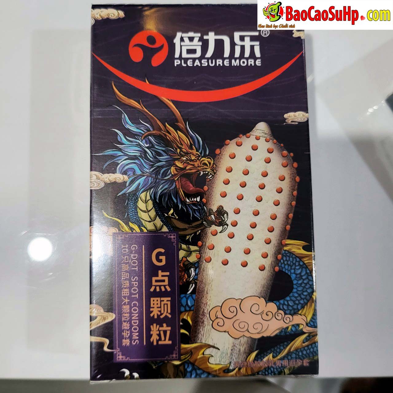 Bao cao su gai Blue Dragon 520 hạt nổi to bền bỉ kích thích điểm G