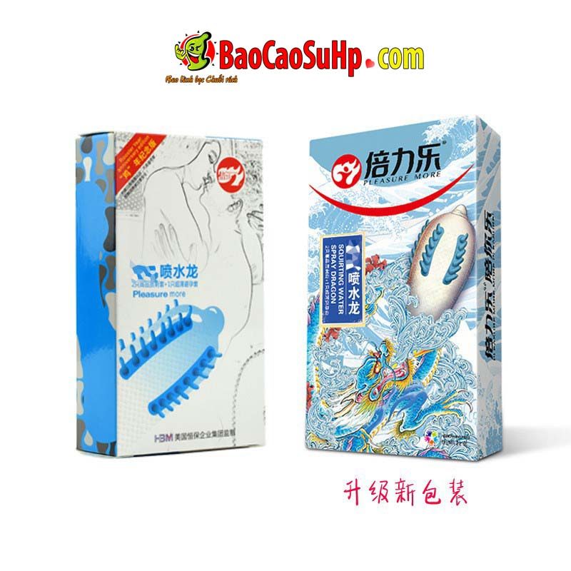 Bao cao su gai dọc nổi dài Dragon tăng khoái cảm, an toàn