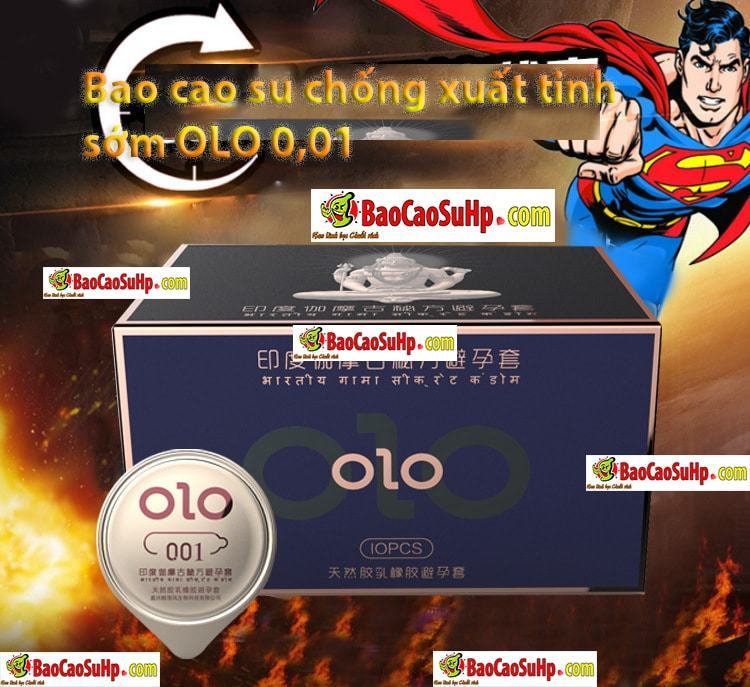  Đánh giá Bao cao su OLO 0.01 GramBlue Siêu mỏng chống xuất tinh sớm nhập khẩu