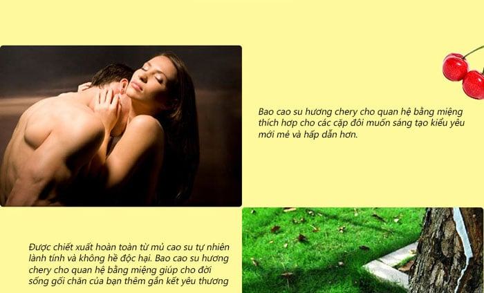  So sánh Bao cao su cho quan hệ bằng miệng hương cherry giá tốt