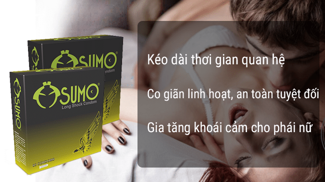  Nhập sỉ Bao cao su sumo long shock giá sỉ