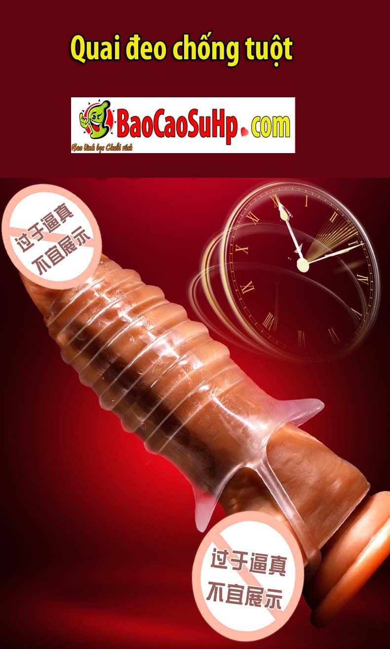 Bao cao su donden Invisible Crybe siêu mỏng gân nổi chuẩn an toàn