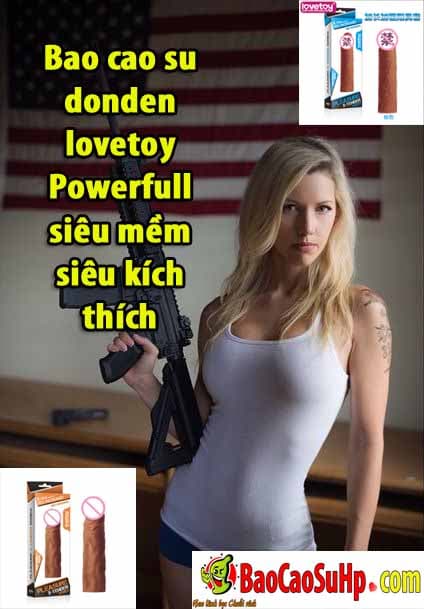 Bao cao su Donden Lovetoy Powerfull mềm mại kích thích mạnh mẽ