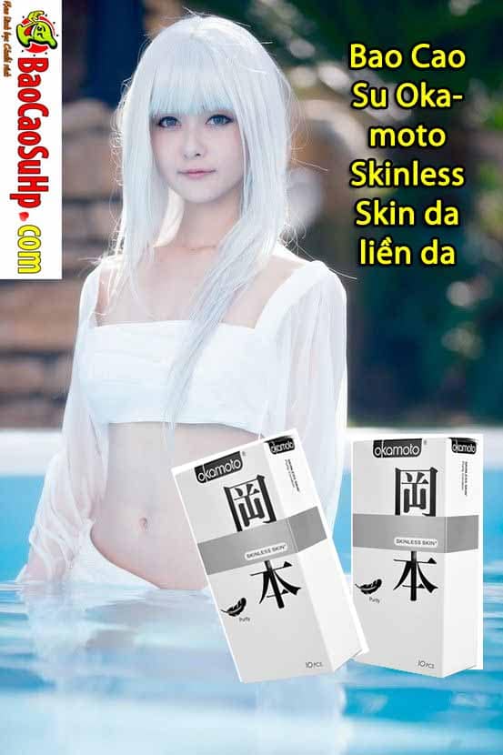 Okamoto Skinless Skin siêu mỏng thoáng khí an toàn dễ chịu