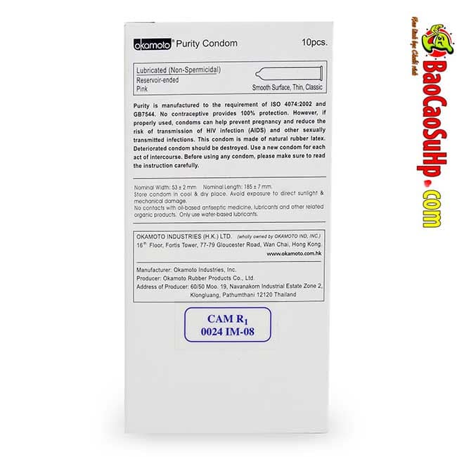 Okamoto Skinless Skin siêu mỏng thoáng khí an toàn dễ chịu