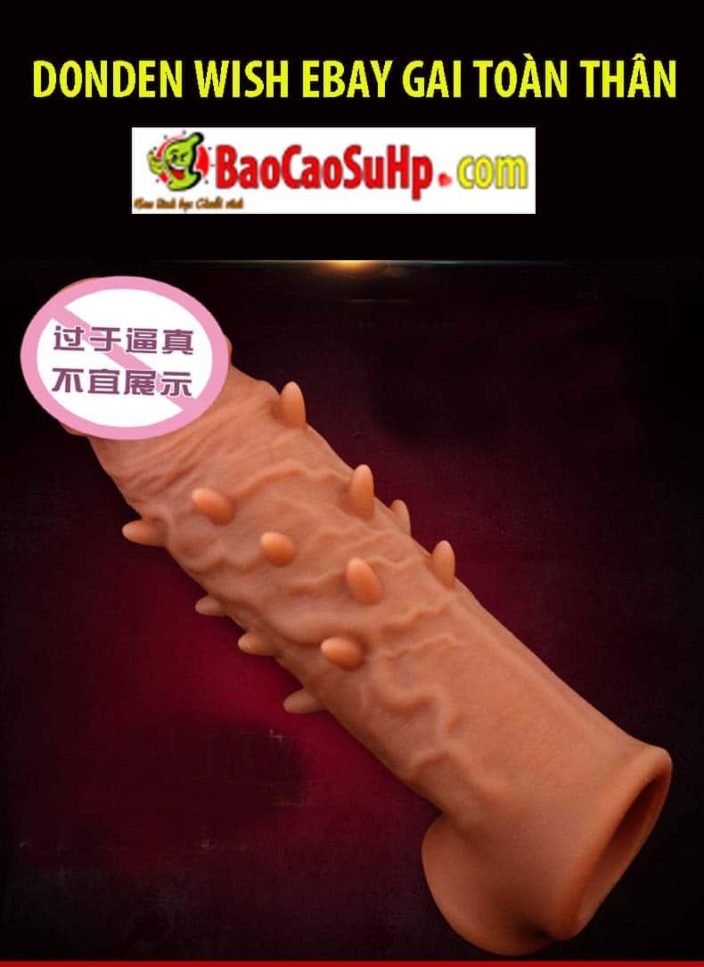 Bao Cao Su Donden Wish Gai Rung Kép Kích Thích Cực Mạnh