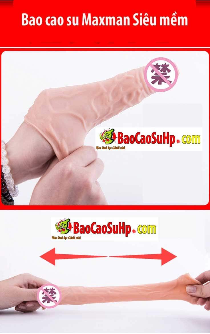 Bao cao su Donden Maxman siêu mỏng mềm mại, tăng khoái cảm