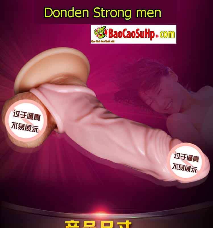 Bao cao su Donden Strongmen mềm mịn màu da tăng khoái cảm
