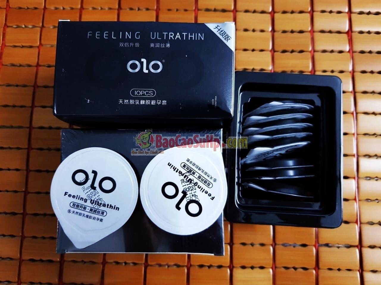 Bao cao su mỏng siêu mượt Olo 0.01 cao cấp, an toàn tuyệt đối