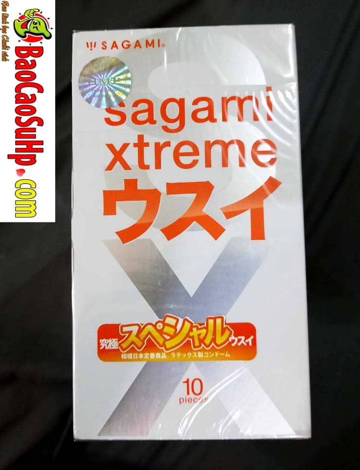 Bao cao su Sagami Xtreme mỏng siêu truyền nhiệt thoải mái