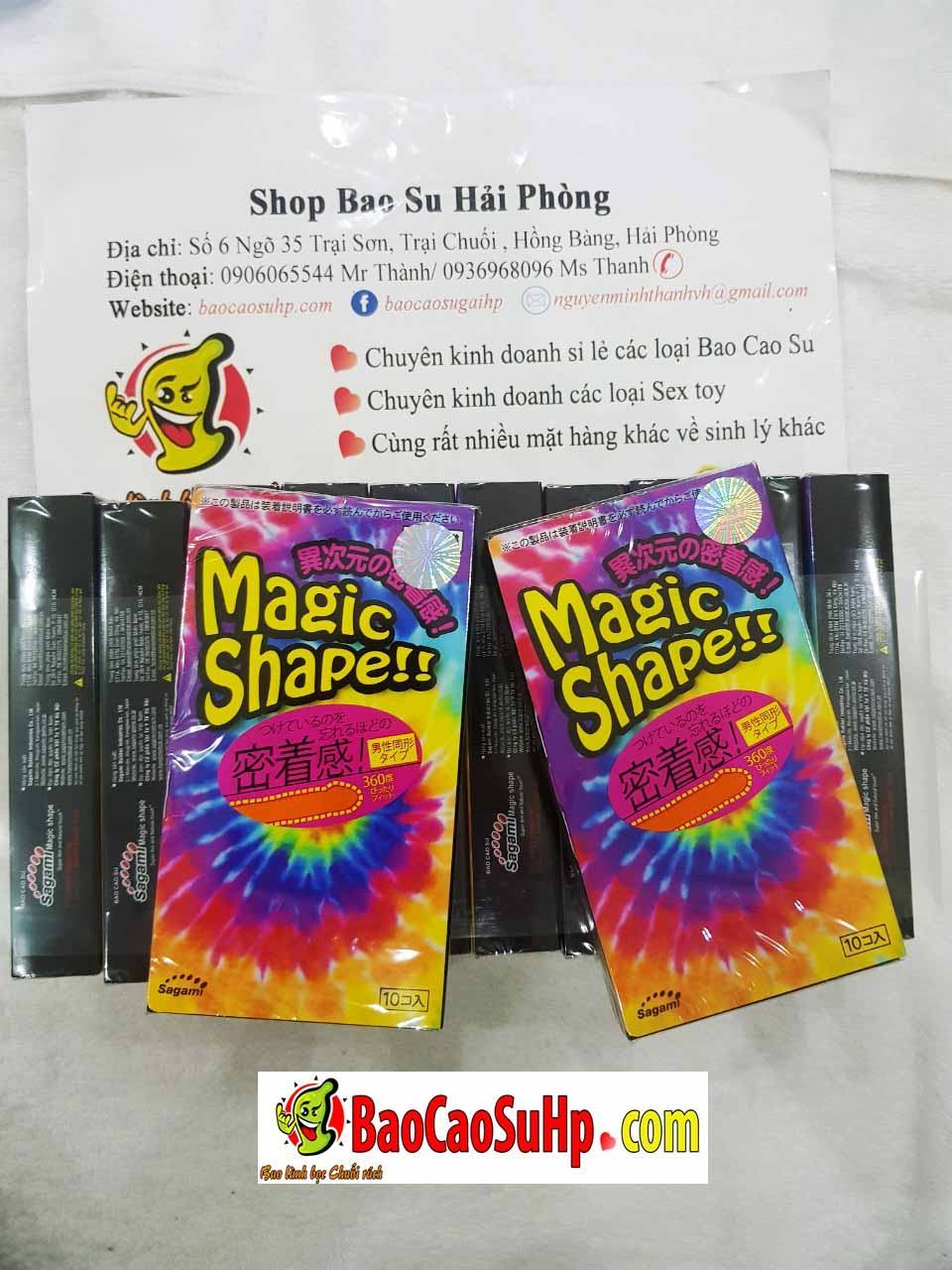 Bao cao su Sagami Magic Shape chất lượng đảm bảo an toàn
