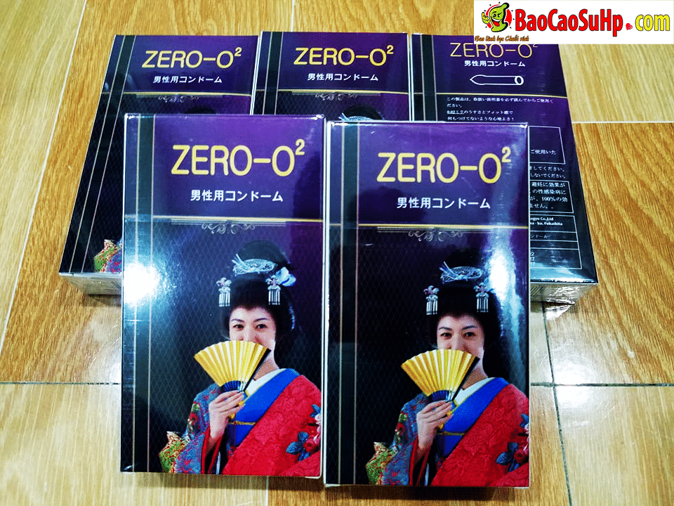 Bao cao su Zero-O2 0.01 siêu mỏng ôm sát - Cảm giác thật nhất