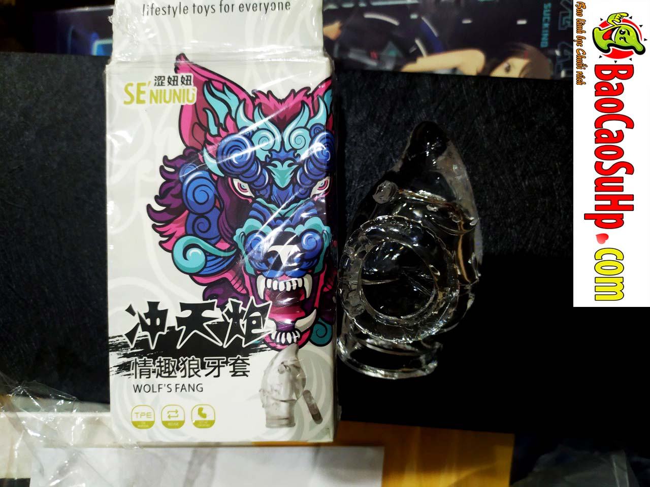 Bao cao su Donden Wolf đôi siêu tăng kích thước, an toàn, dễ chịu