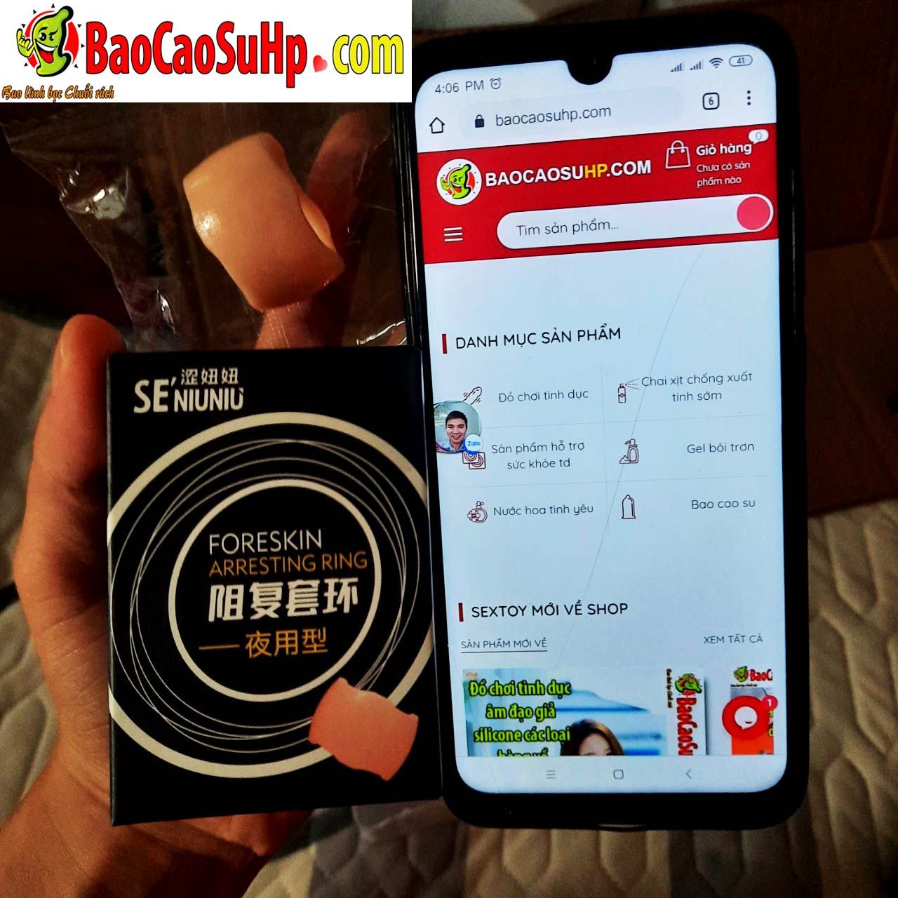 Bao cao su DonDen ForeSkin siêu mềm mượt tăng khoái cảm