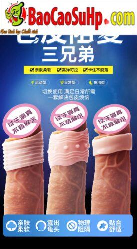 Bao cao su DonDen ForeSkin siêu mềm mượt tăng khoái cảm
