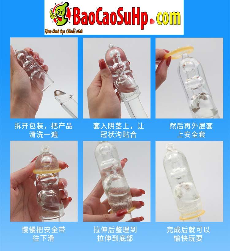  Phân phối Bao cao su donden bọc đầu JS002 độc đáo tăng kích thước dương vật nhập khẩu