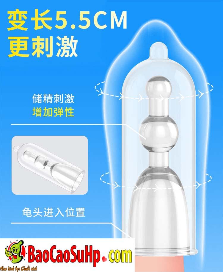  Phân phối Bao cao su donden bọc đầu JS002 độc đáo tăng kích thước dương vật nhập khẩu