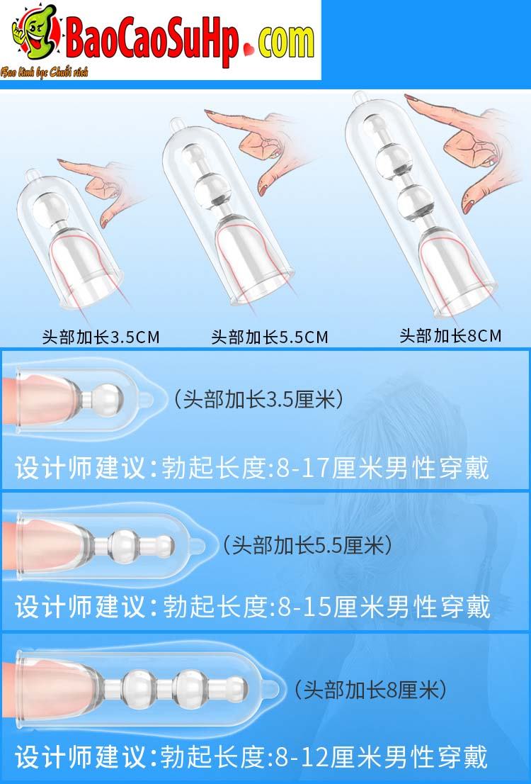 Bao cao su Donden JS002 độc đáo tăng kích thước hiệu quả