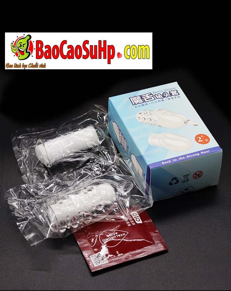Bao cao su DonDen Kiss Sleeve mở đầu siêu mỏng kích thích