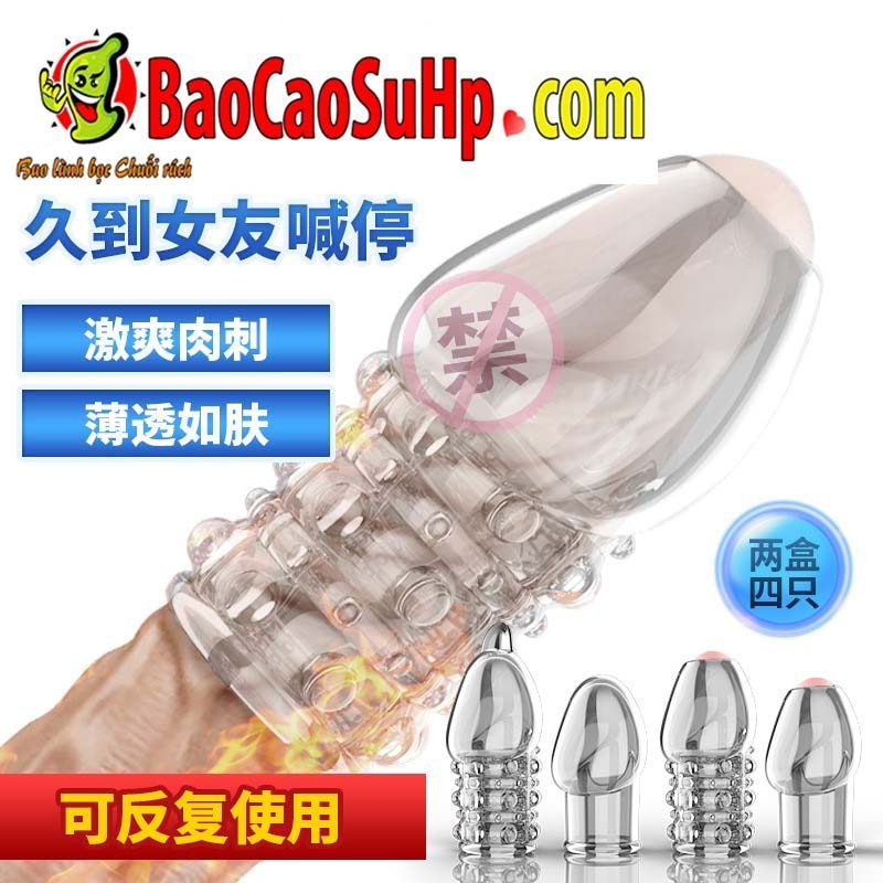 Bao cao su DonDen Kiss Sleeve mở đầu siêu mỏng kích thích