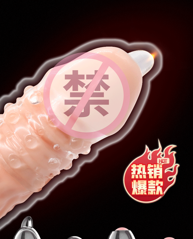 Bao cao su DonDen Kiss Sleeve mở đầu siêu mỏng kích thích