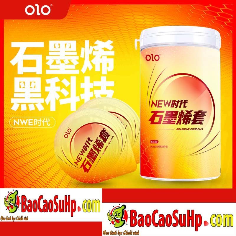 Bao cao su Olo 001 siêu mỏng mềm mại tăng khoái cảm đỉnh cao
