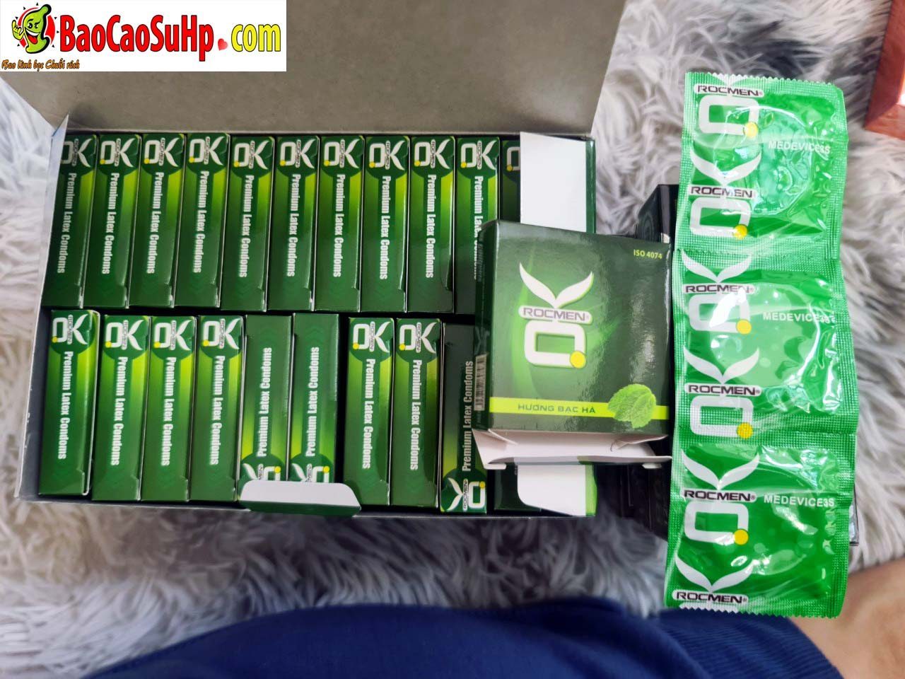  Phân phối Bao cao su Ok Rocmen hương bạc hà 144c dành cho gia đình. tốt nhất