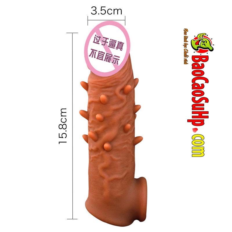  Đánh giá Bao cao su donden gai và gân có quai đeo Top notch tăng kích thước cậu bé nhập khẩu