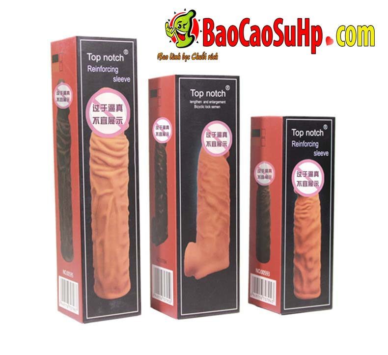  Đánh giá Bao cao su donden gai và gân có quai đeo Top notch tăng kích thước cậu bé nhập khẩu