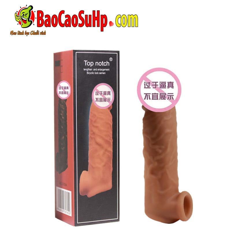  Đánh giá Bao cao su donden gai và gân có quai đeo Top notch tăng kích thước cậu bé nhập khẩu