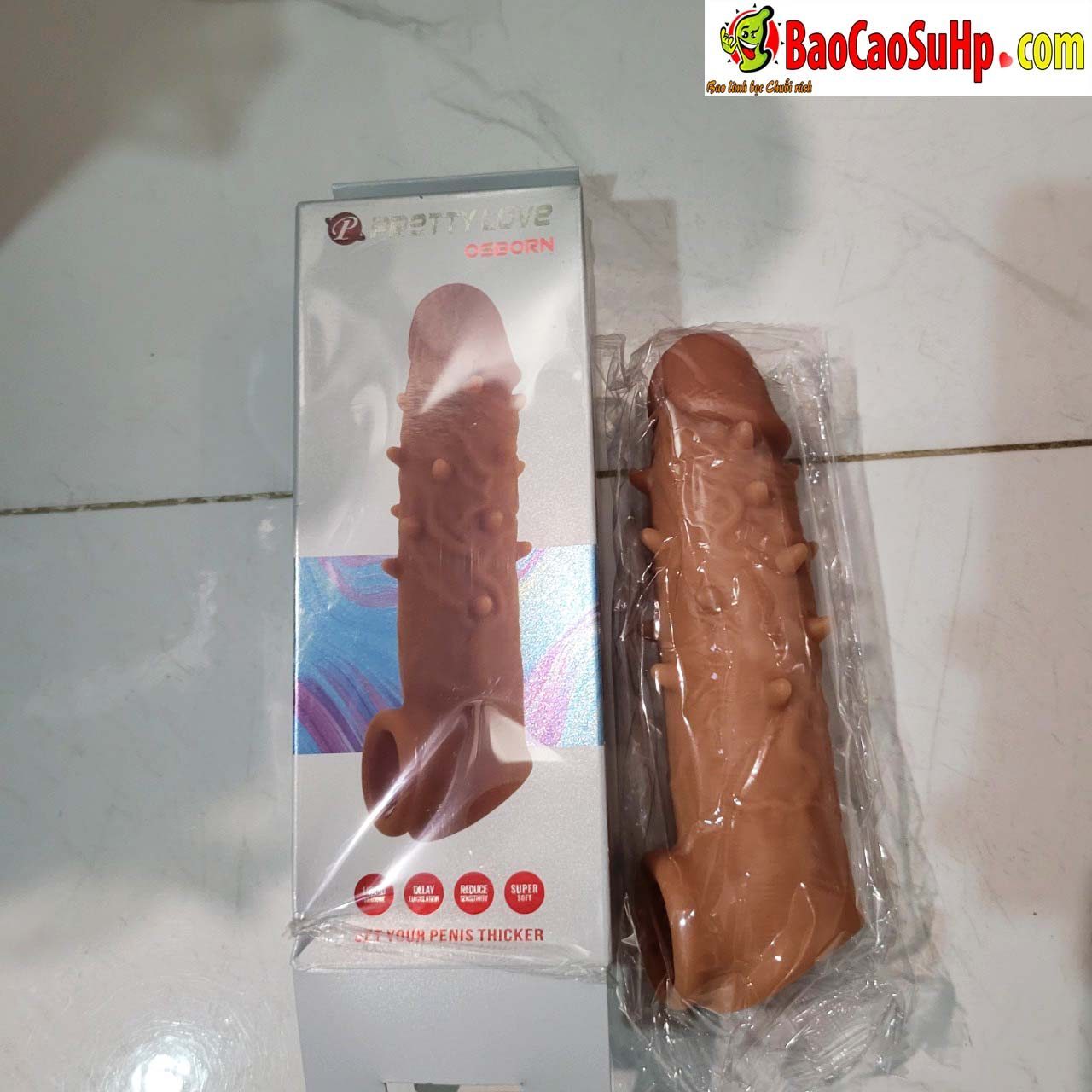 Bao Cao Su Donden Gai Gân Màu Da Bền Bỉ Kích Thích Prettylove