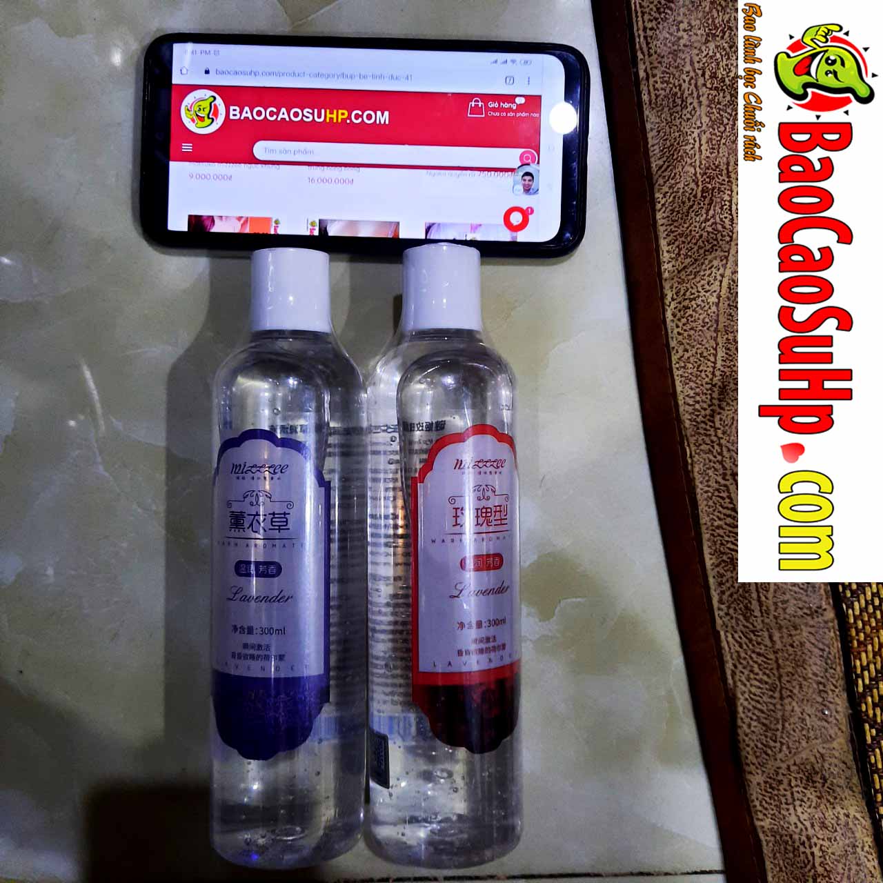  Phân phối Gel bôi trơn cao cấp Mizzzee hoa hồng và Lavender lô hội thơm mát 300ml giá rẻ