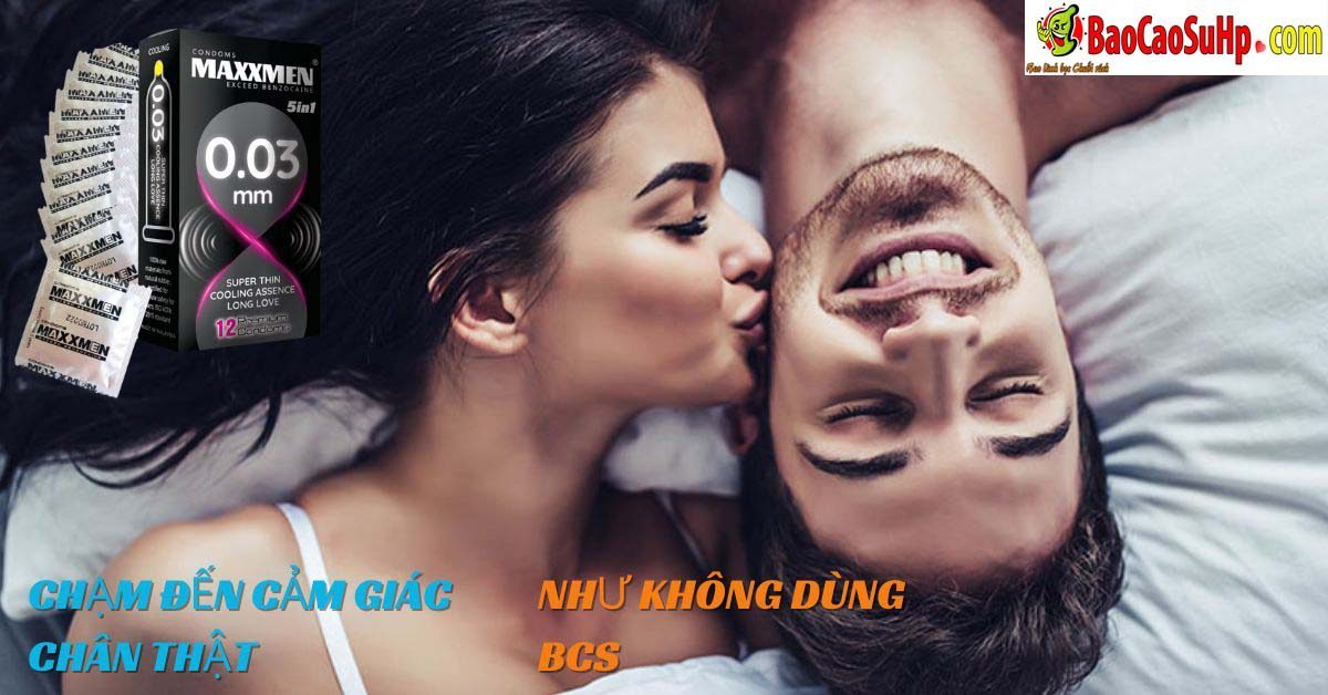 Bao Cao Su Maxman Siêu Mỏng 0.03mm Tăng Khoái Cảm 5in1
