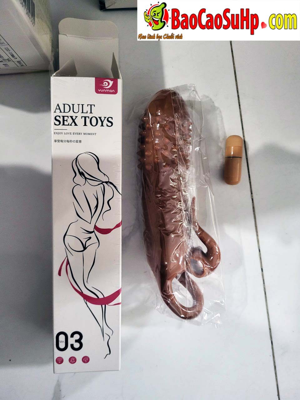 Bao cao su Pikilin đầu râu nhím gai nổi lưỡi liếm kích thích mạnh