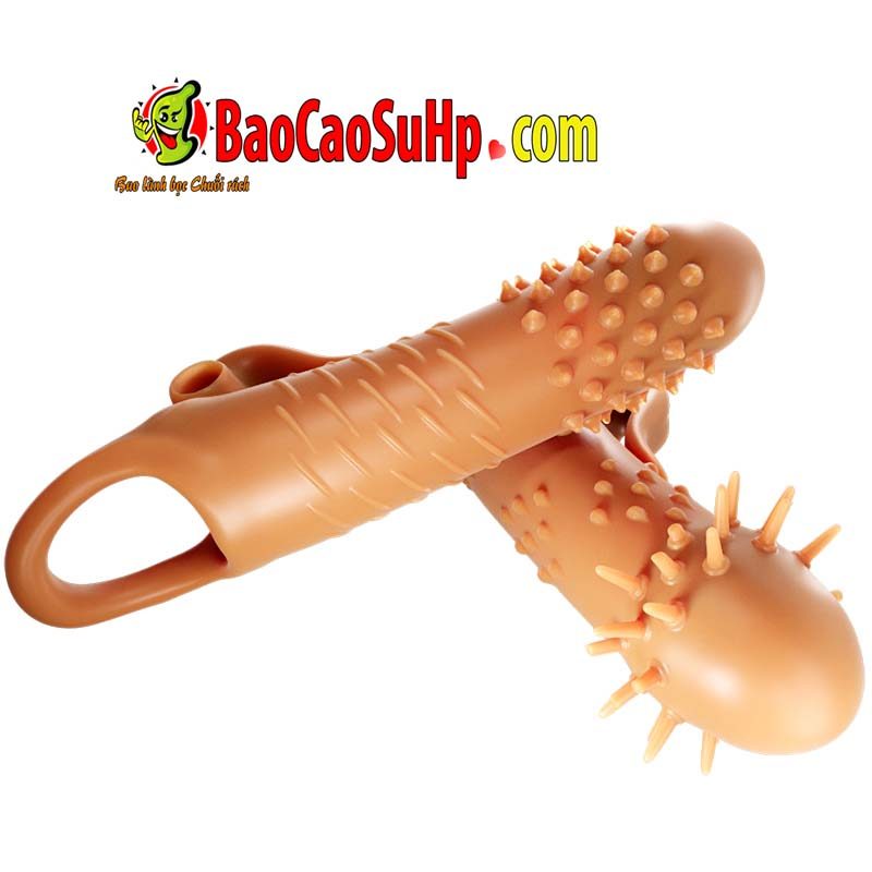 Bao cao su Pikilin đầu râu nhím gai nổi lưỡi liếm kích thích mạnh