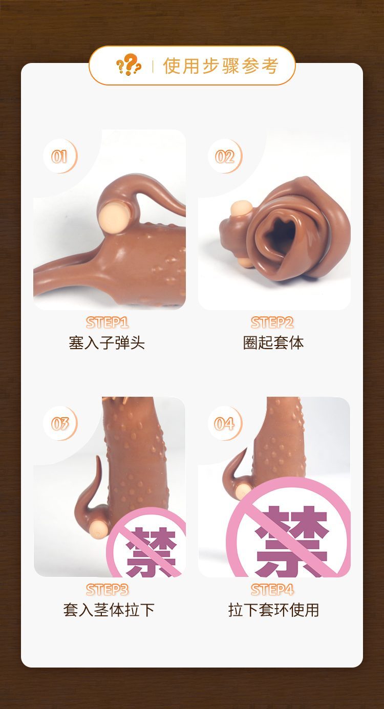 Bao cao su Pikilin đầu râu nhím gai nổi lưỡi liếm kích thích mạnh