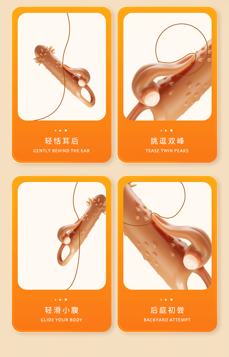 Bao cao su Pikilin đầu râu nhím gai nổi lưỡi liếm kích thích mạnh