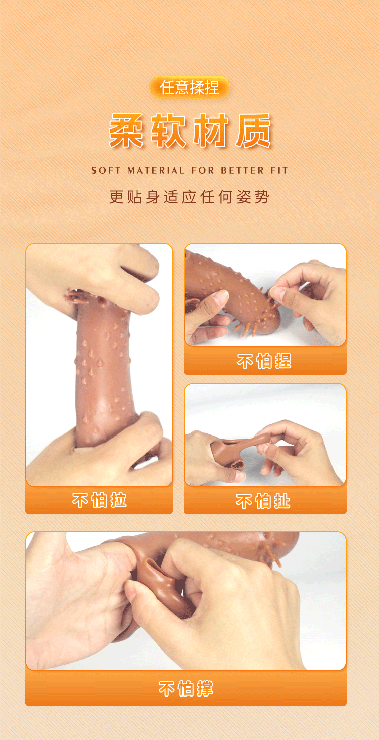 Bao cao su Pikilin đầu râu nhím gai nổi lưỡi liếm kích thích mạnh